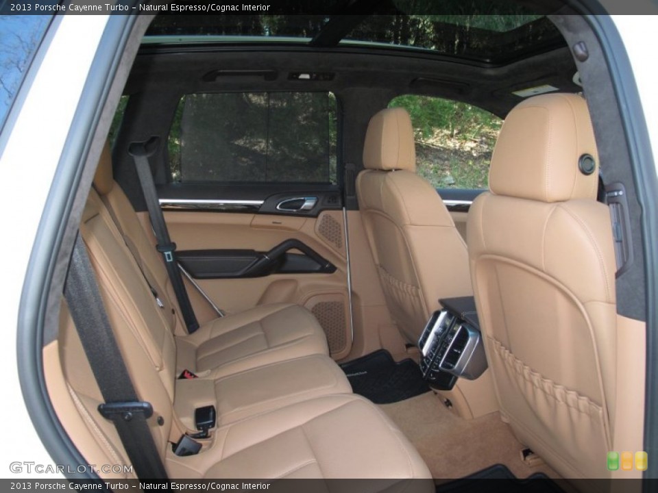 Natural Espresso/Cognac Interior Rear Seat for the 2013 Porsche Cayenne Turbo #75260891