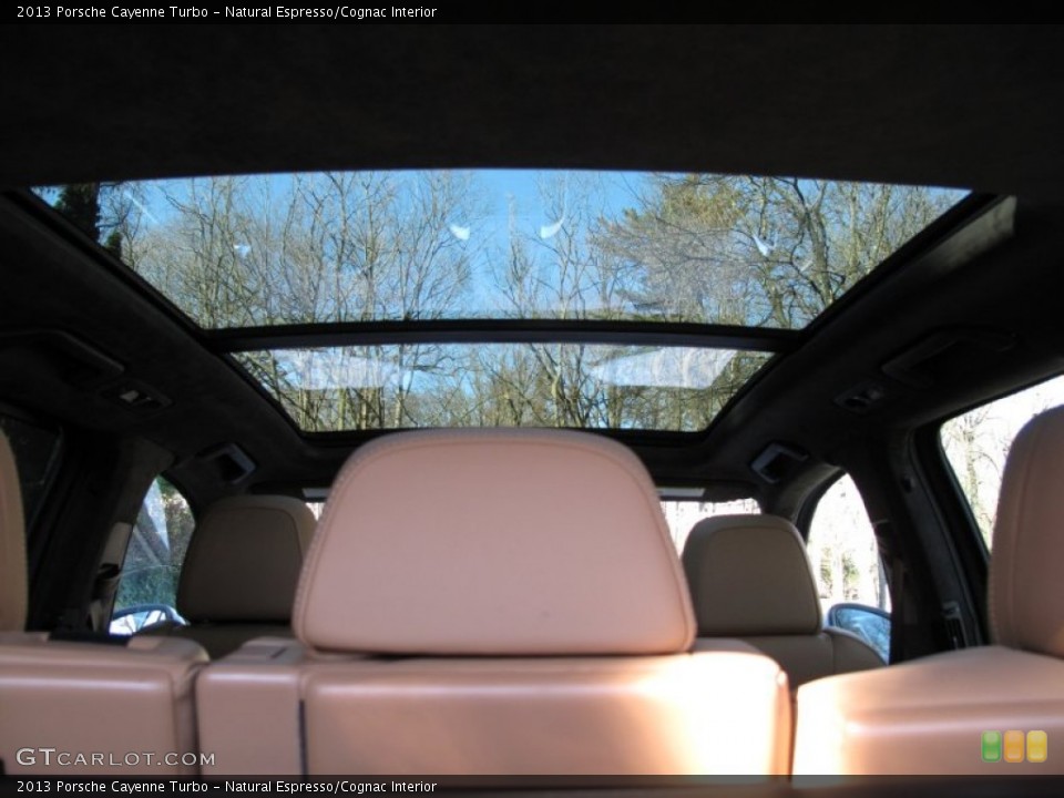 Natural Espresso/Cognac Interior Sunroof for the 2013 Porsche Cayenne Turbo #75260913