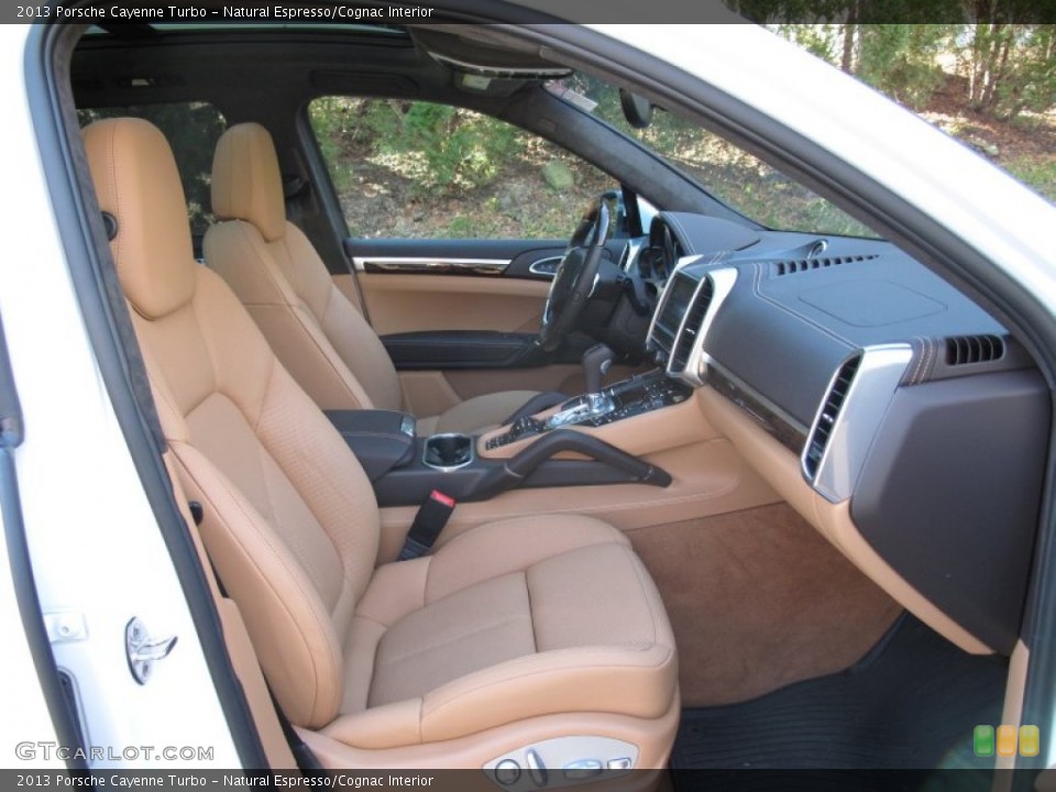 Natural Espresso/Cognac Interior Front Seat for the 2013 Porsche Cayenne Turbo #75260946