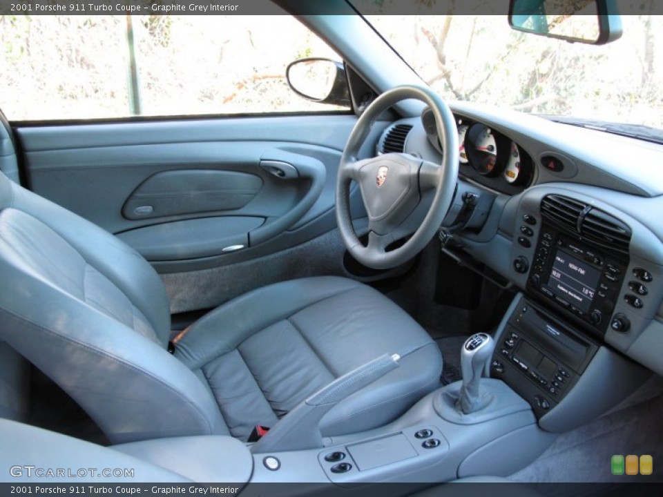 Graphite Grey Interior Photo for the 2001 Porsche 911 Turbo Coupe #75261510