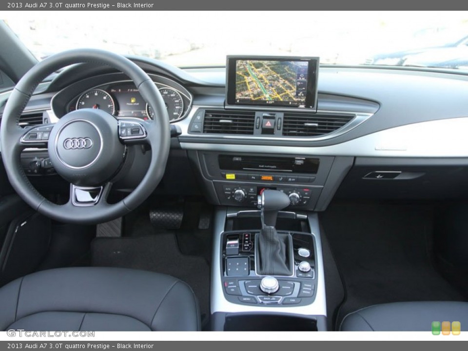 Black Interior Dashboard for the 2013 Audi A7 3.0T quattro Prestige #75262464