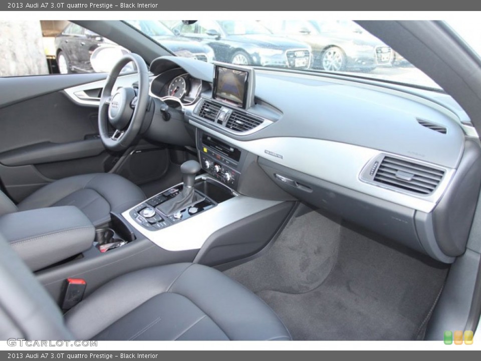 Black Interior Dashboard for the 2013 Audi A7 3.0T quattro Prestige #75262682
