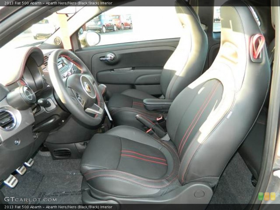 Abarth Nero/Nero (Black/Black) Interior Front Seat for the 2013 Fiat 500 Abarth #75265125