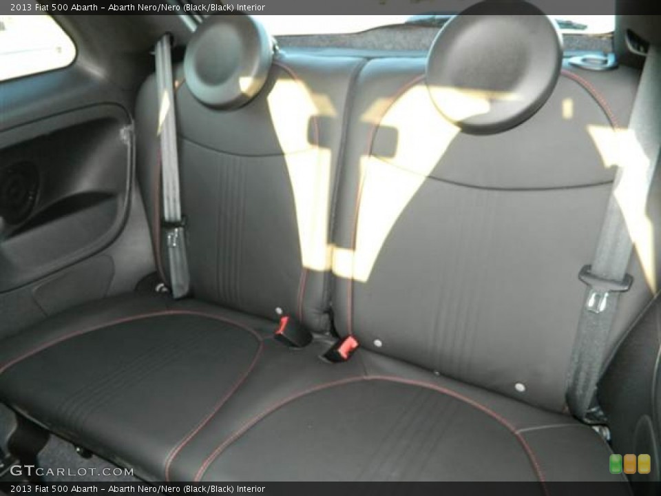 Abarth Nero/Nero (Black/Black) Interior Rear Seat for the 2013 Fiat 500 Abarth #75265139