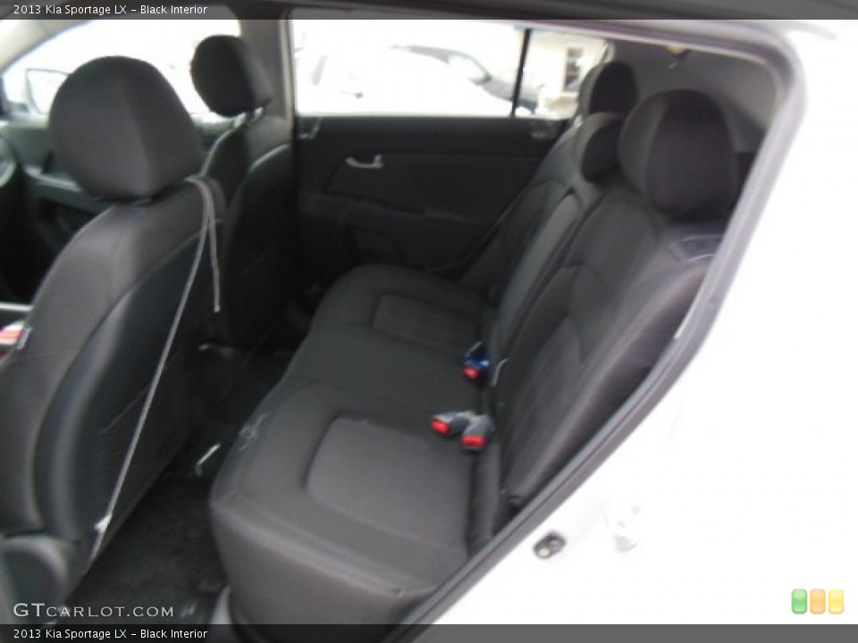 Black Interior Rear Seat for the 2013 Kia Sportage LX #75265317
