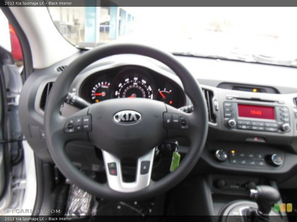 Black Interior Dashboard for the 2013 Kia Sportage LX #75265419