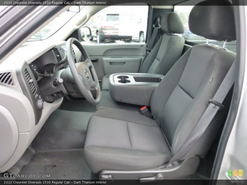 Dark Titanium Interior Front Seat for the 2010 Chevrolet Silverado 1500 Regular Cab #75265770
