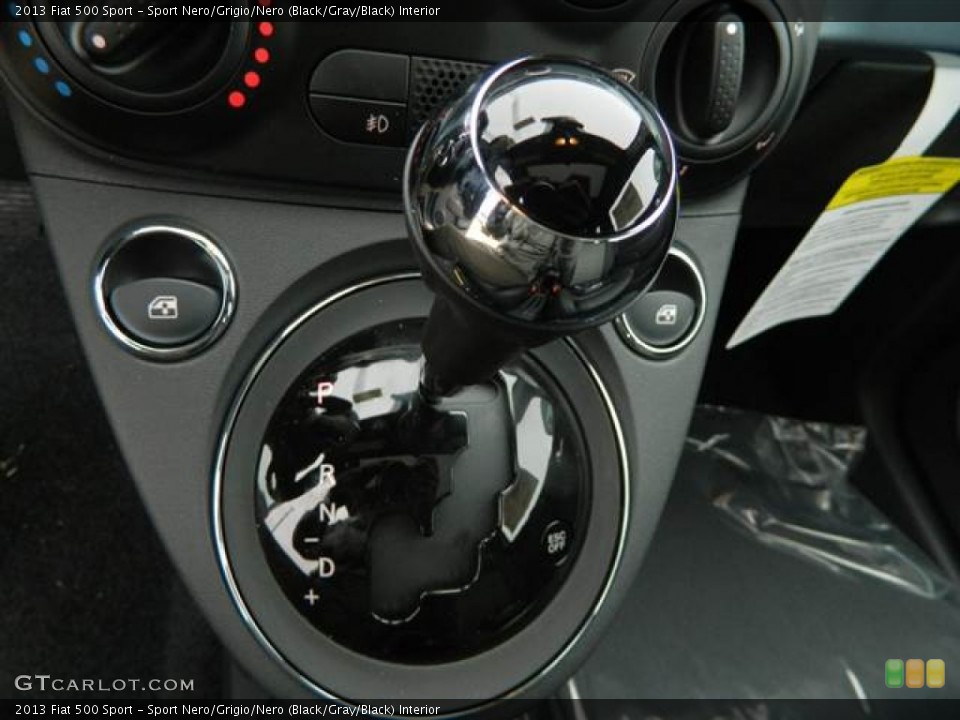Sport Nero/Grigio/Nero (Black/Gray/Black) Interior Transmission for the 2013 Fiat 500 Sport #75265890