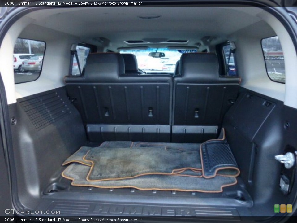 Ebony Black/Morroco Brown Interior Trunk for the 2006 Hummer H3  #75266163
