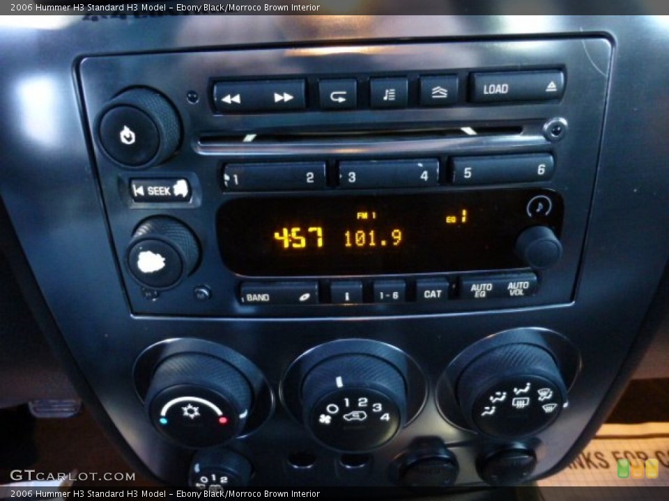 Ebony Black/Morroco Brown Interior Audio System for the 2006 Hummer H3  #75266274