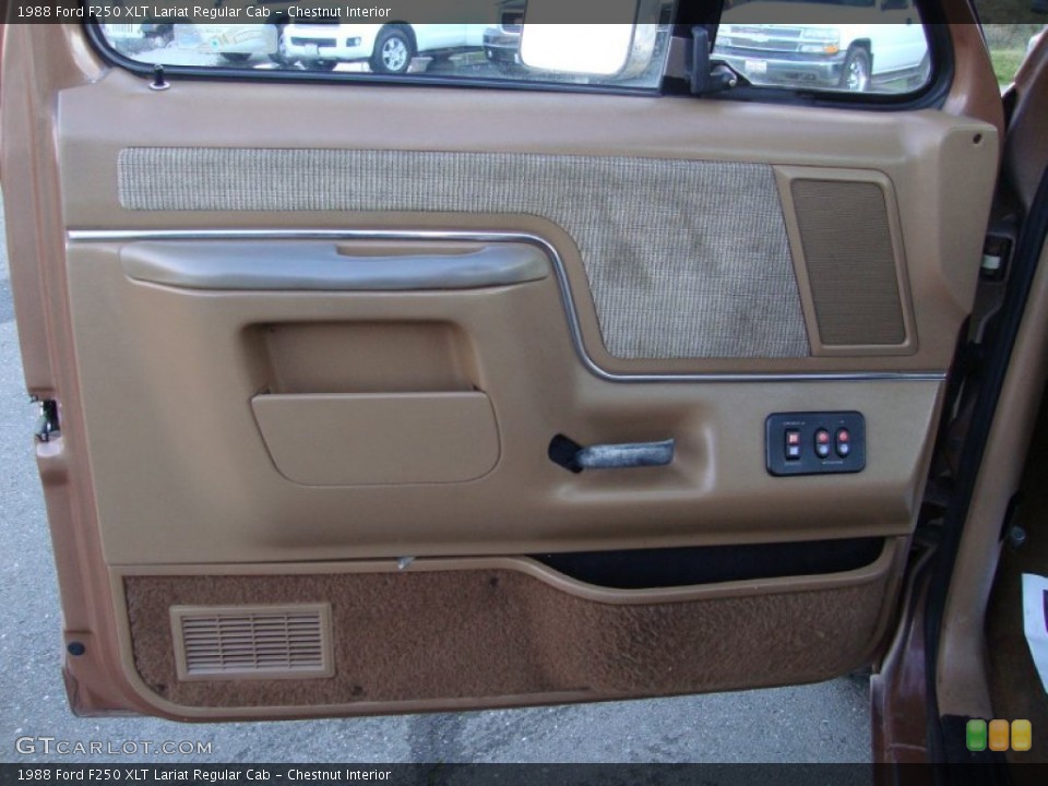 Chestnut Interior Door Panel for the 1988 Ford F250 XLT Lariat Regular Cab #75266282