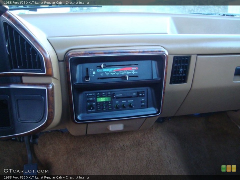 Chestnut Interior Controls for the 1988 Ford F250 XLT Lariat Regular Cab #75266380