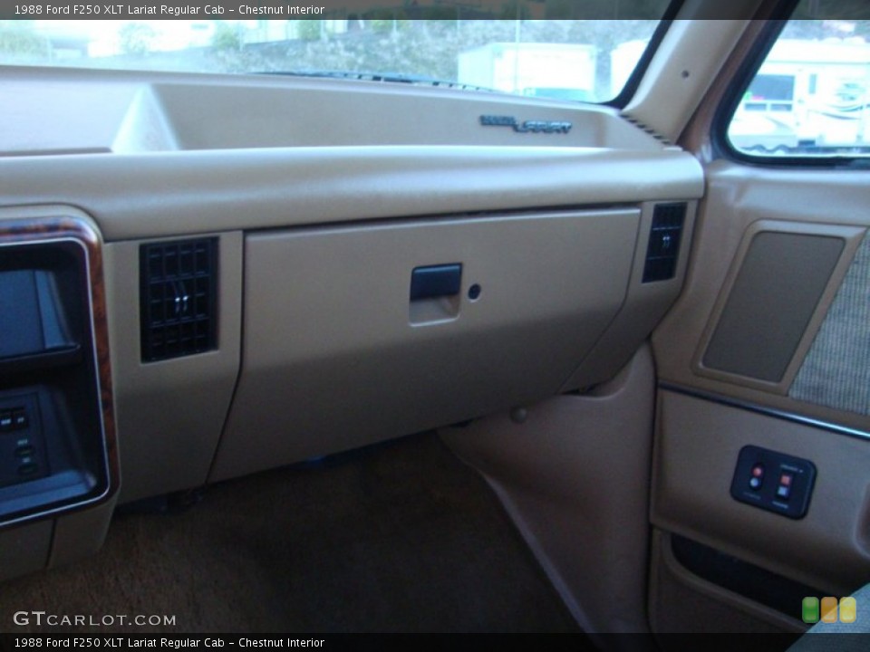 Chestnut Interior Dashboard for the 1988 Ford F250 XLT Lariat Regular Cab #75266397