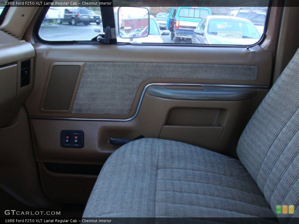 Chestnut Interior Door Panel for the 1988 Ford F250 XLT Lariat Regular Cab #75266426