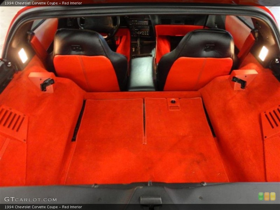 Red Interior Trunk for the 1994 Chevrolet Corvette Coupe #75266430