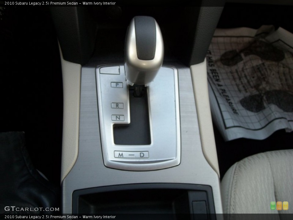 Warm Ivory Interior Transmission for the 2010 Subaru Legacy 2.5i Premium Sedan #75267777