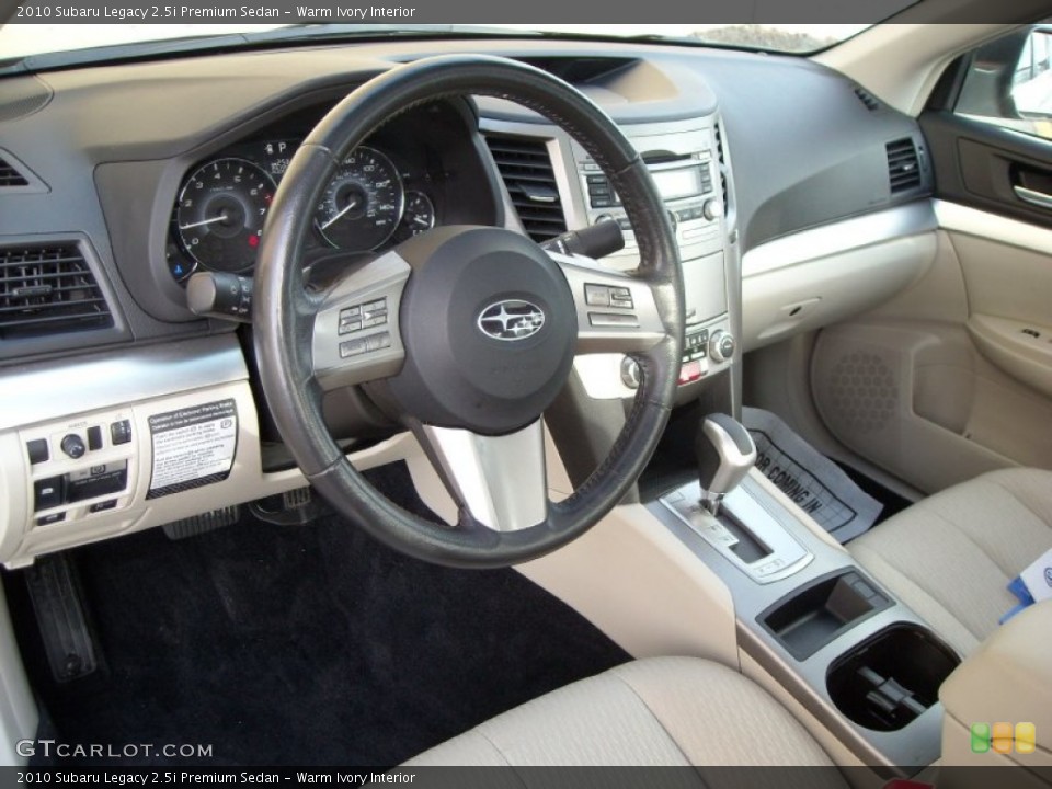 Warm Ivory Interior Prime Interior for the 2010 Subaru Legacy 2.5i Premium Sedan #75267825
