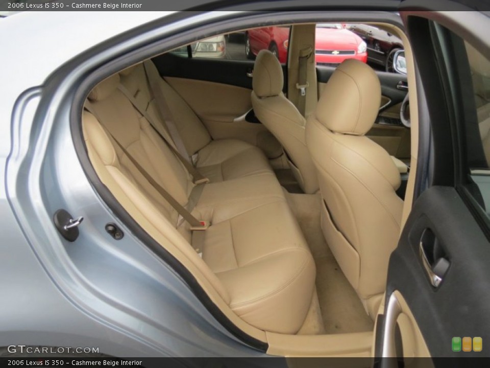 Cashmere Beige Interior Rear Seat for the 2006 Lexus IS 350 #75269318