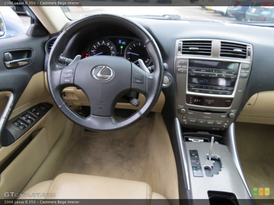 Cashmere Beige Interior Dashboard for the 2006 Lexus IS 350 #75269364