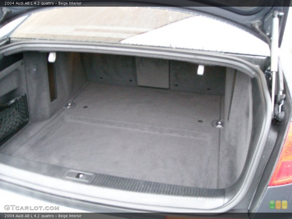 Beige Interior Trunk for the 2004 Audi A8 L 4.2 quattro #75269607