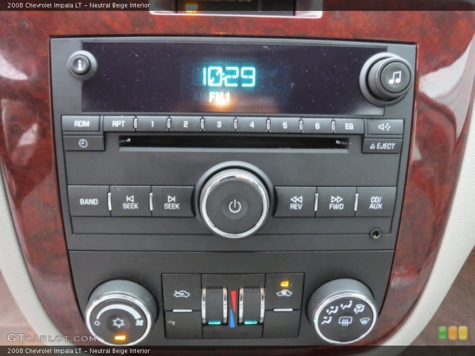 Neutral Beige Interior Controls for the 2008 Chevrolet Impala LT #75269623