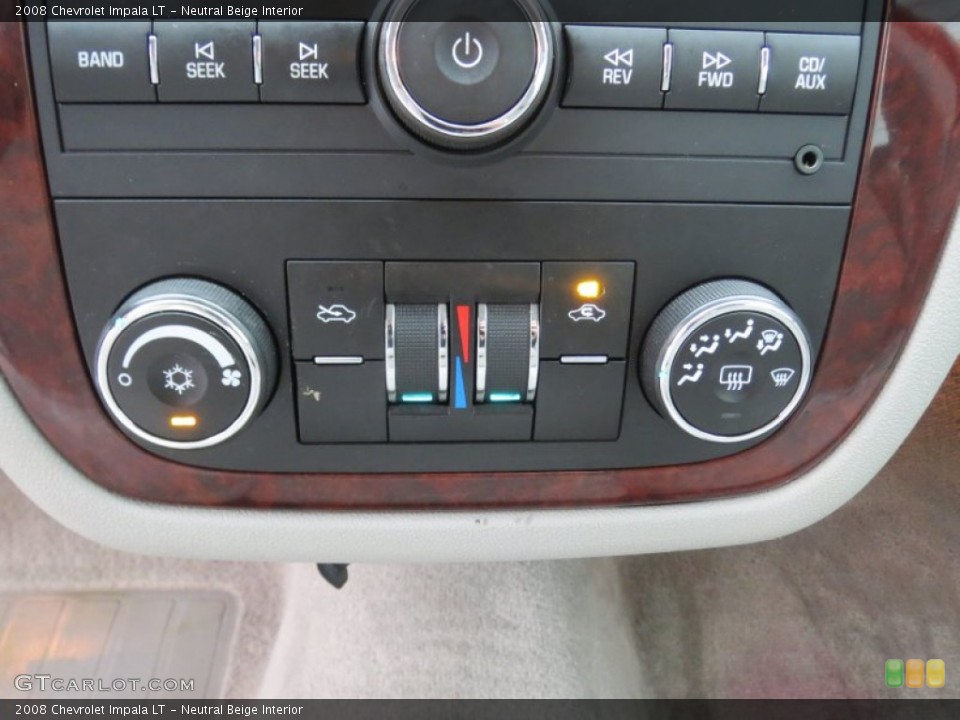 Neutral Beige Interior Controls for the 2008 Chevrolet Impala LT #75269643