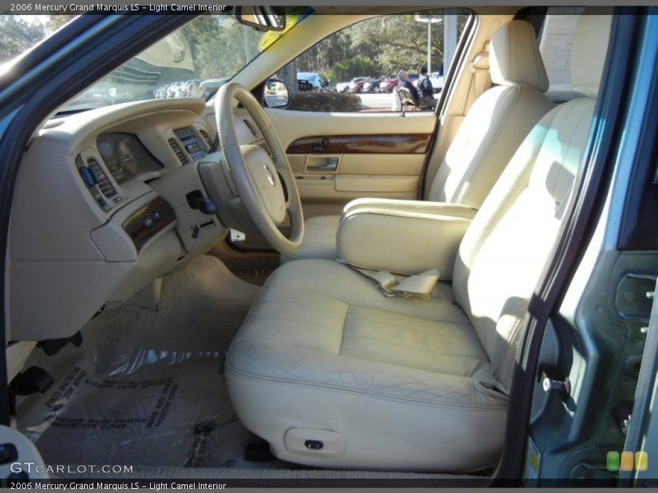 Light Camel Interior Front Seat for the 2006 Mercury Grand Marquis LS #75270663