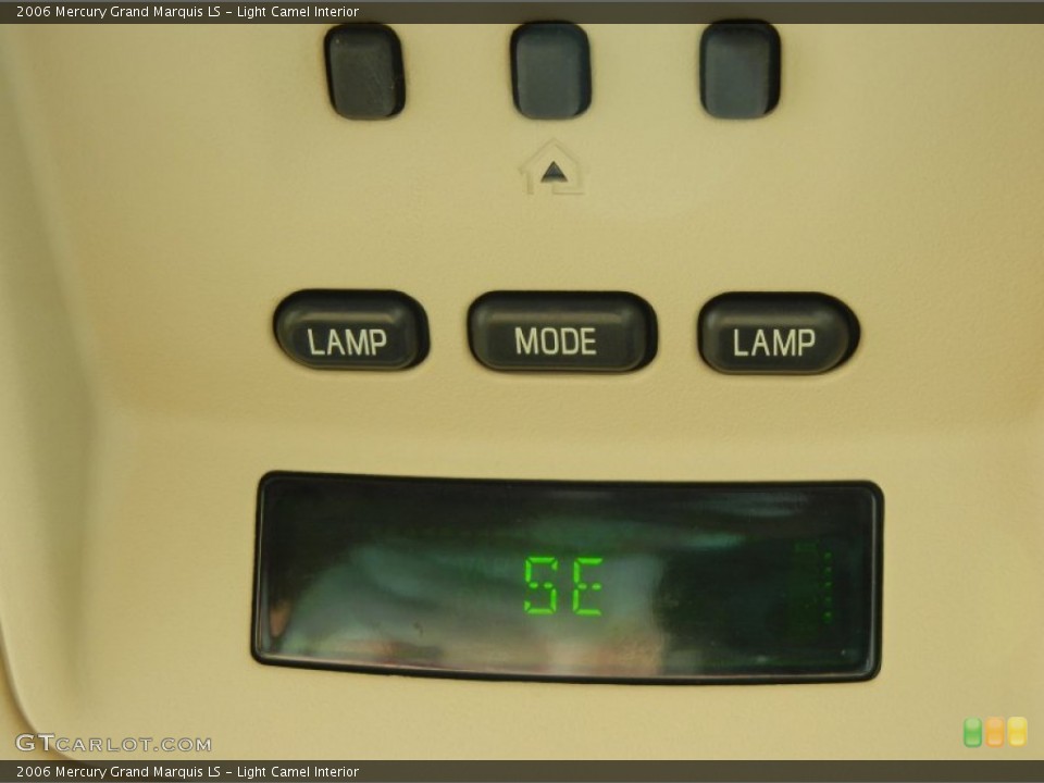 Light Camel Interior Controls for the 2006 Mercury Grand Marquis LS #75270864