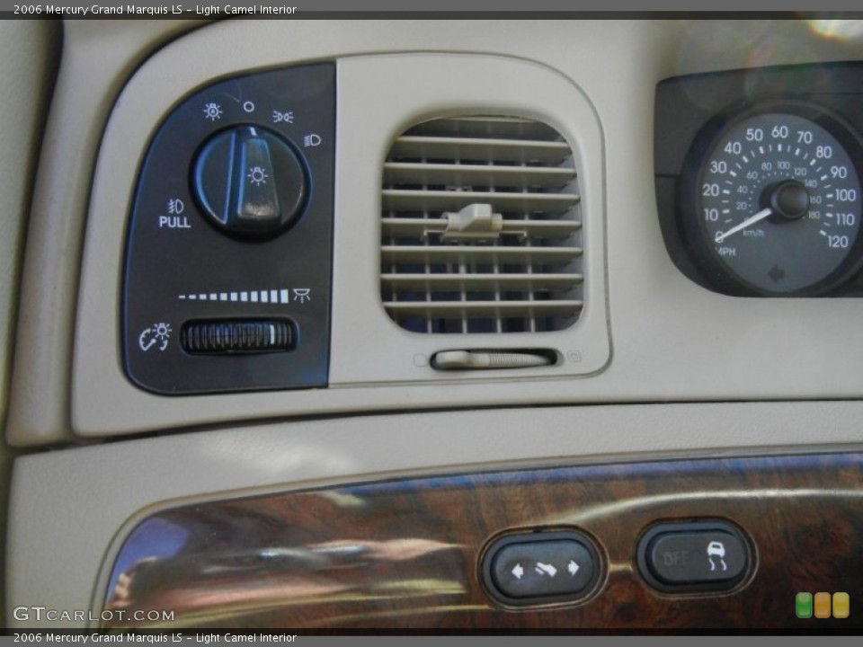 Light Camel Interior Controls for the 2006 Mercury Grand Marquis LS #75270885