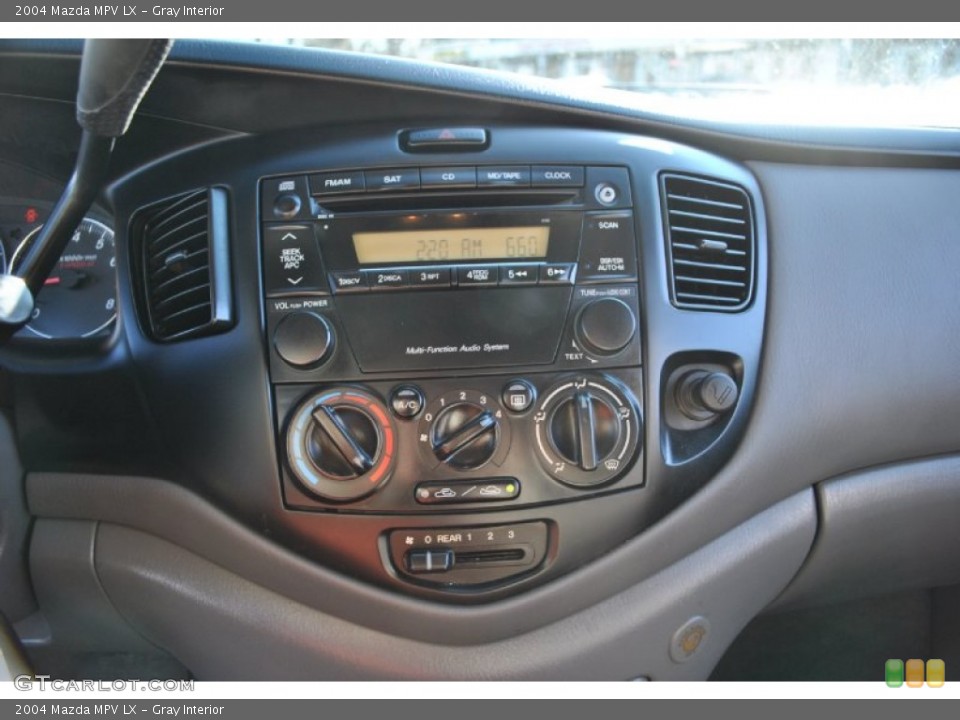 Gray Interior Controls for the 2004 Mazda MPV LX #75273305