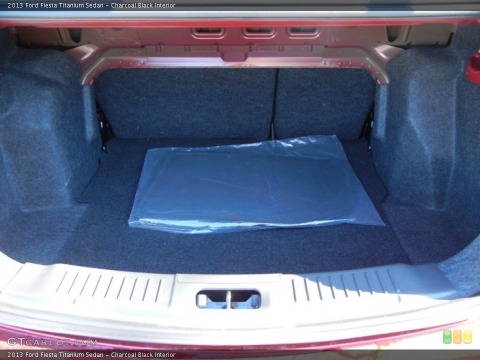 Charcoal Black Interior Trunk for the 2013 Ford Fiesta Titanium Sedan #75273319