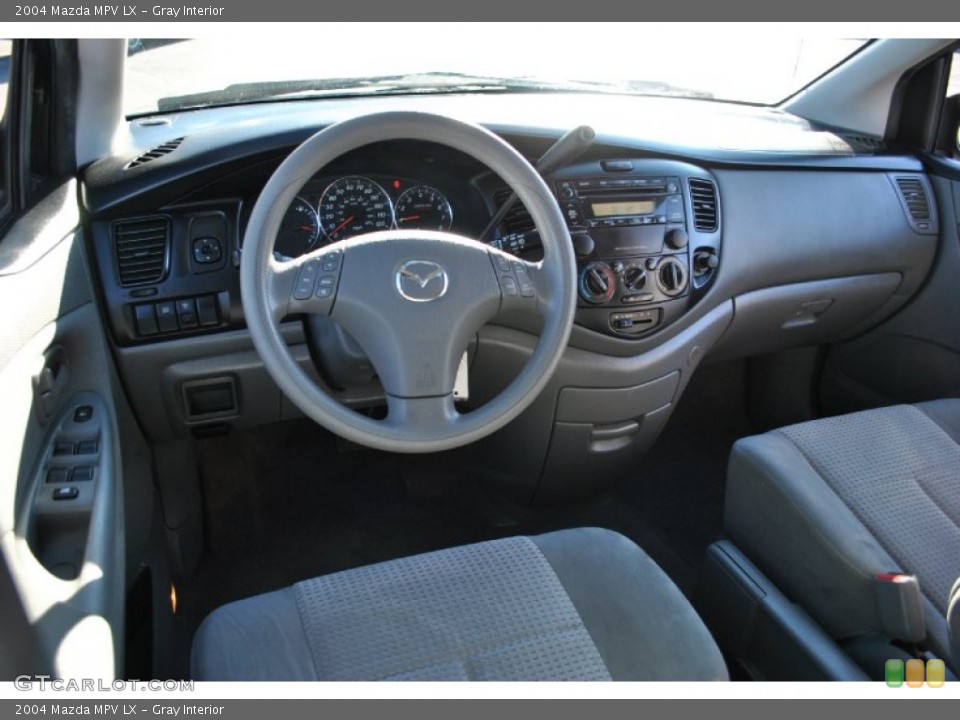 Gray Interior Prime Interior for the 2004 Mazda MPV LX #75273345