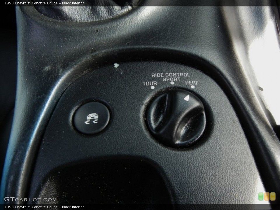 Black Interior Controls for the 1998 Chevrolet Corvette Coupe #75274266
