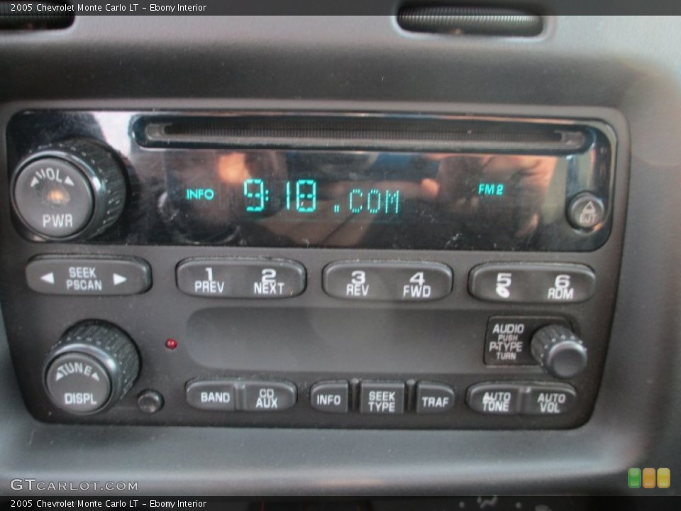 Ebony Interior Audio System for the 2005 Chevrolet Monte Carlo LT #75274872