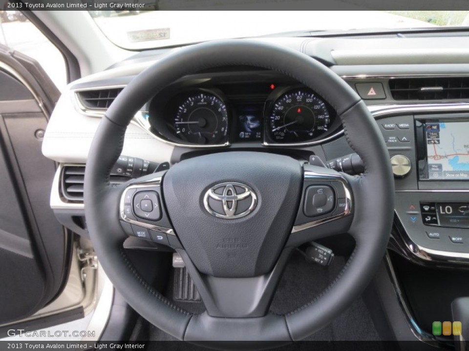 Light Gray Interior Steering Wheel for the 2013 Toyota Avalon Limited #75274908