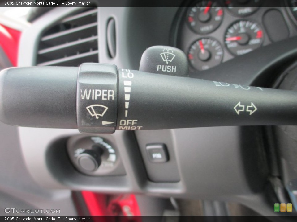 Ebony Interior Controls for the 2005 Chevrolet Monte Carlo LT #75274945