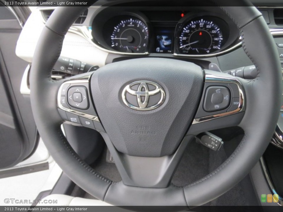 Light Gray Interior Steering Wheel for the 2013 Toyota Avalon Limited #75275406