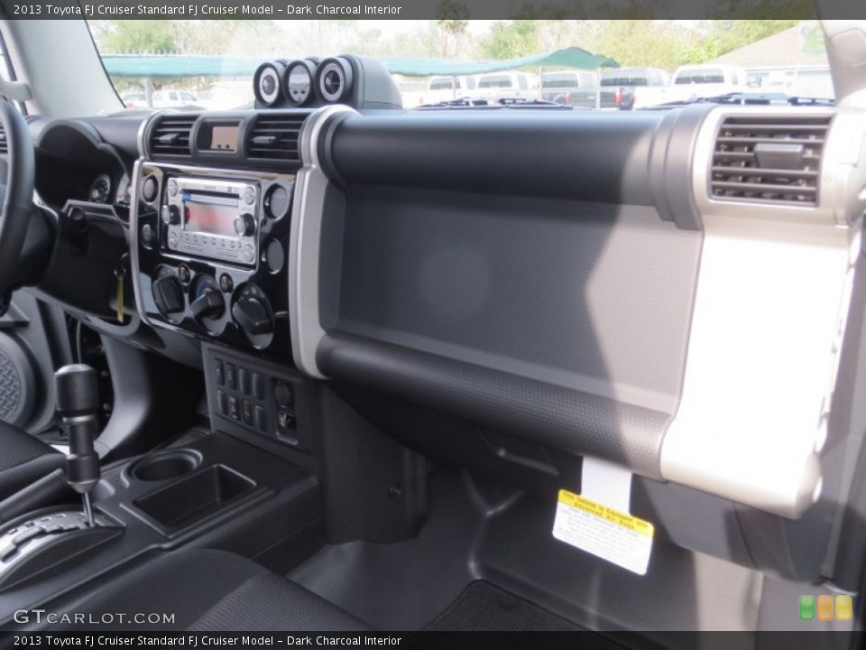 Dark Charcoal Interior Dashboard for the 2013 Toyota FJ Cruiser  #75277888