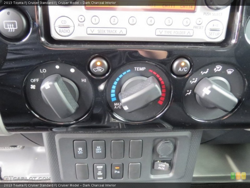 Dark Charcoal Interior Controls for the 2013 Toyota FJ Cruiser  #75278010