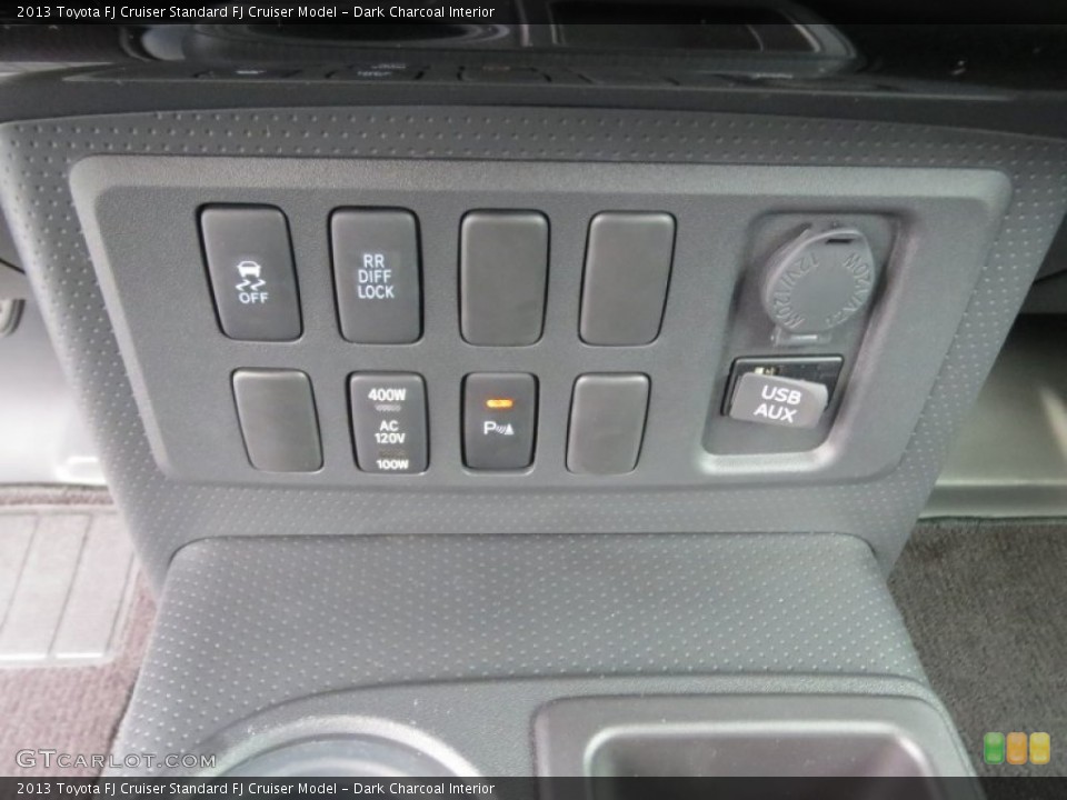 Dark Charcoal Interior Controls for the 2013 Toyota FJ Cruiser  #75278022