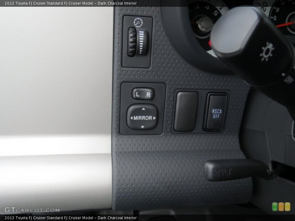 Dark Charcoal Interior Controls for the 2013 Toyota FJ Cruiser  #75278077
