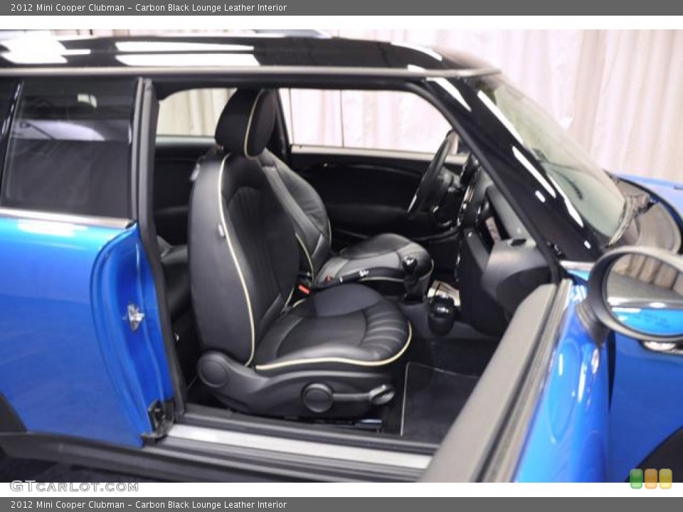 Carbon Black Lounge Leather Interior Photo for the 2012 Mini Cooper Clubman #75279228