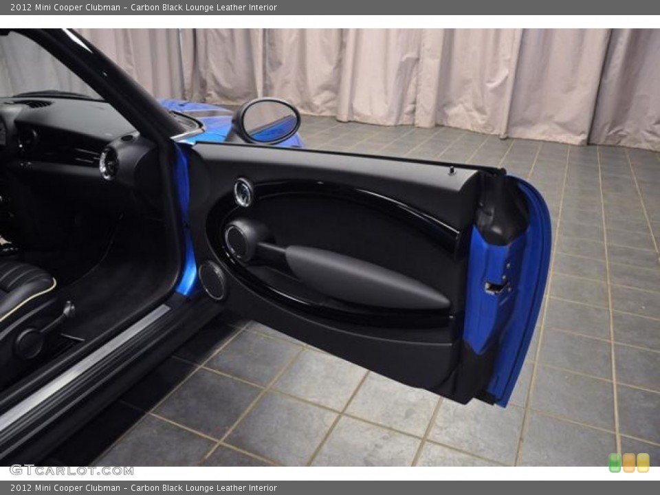 Carbon Black Lounge Leather Interior Door Panel for the 2012 Mini Cooper Clubman #75279237