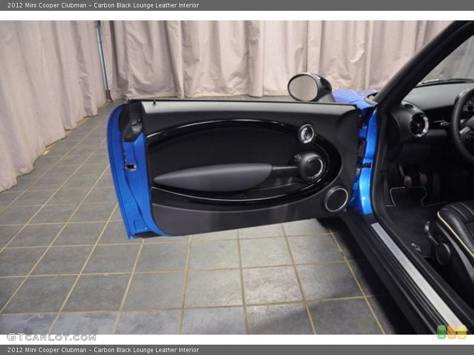 Carbon Black Lounge Leather Interior Door Panel for the 2012 Mini Cooper Clubman #75279402