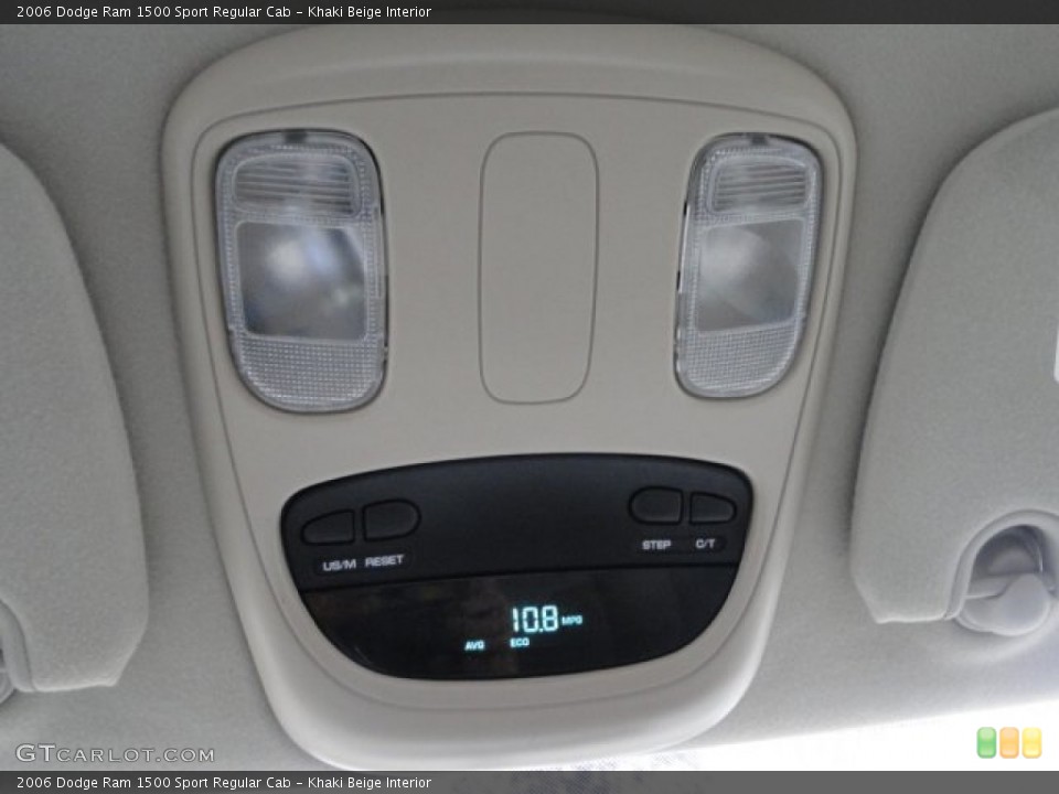 Khaki Beige Interior Controls for the 2006 Dodge Ram 1500 Sport Regular Cab #75282792