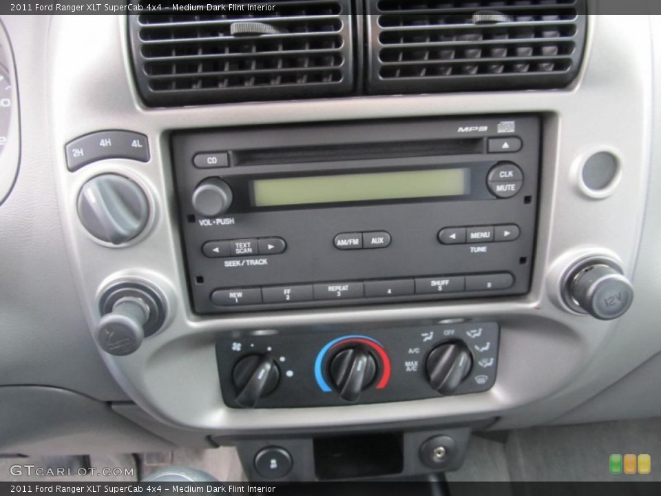 Medium Dark Flint Interior Audio System for the 2011 Ford Ranger XLT SuperCab 4x4 #75283447