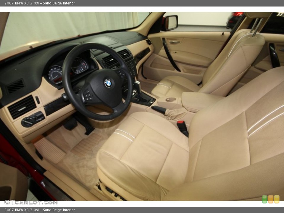 Sand Beige Interior Front Seat for the 2007 BMW X3 3.0si #75284226