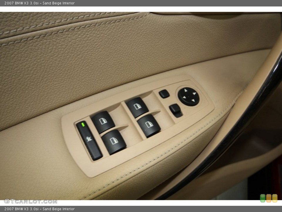 Sand Beige Interior Controls for the 2007 BMW X3 3.0si #75284253