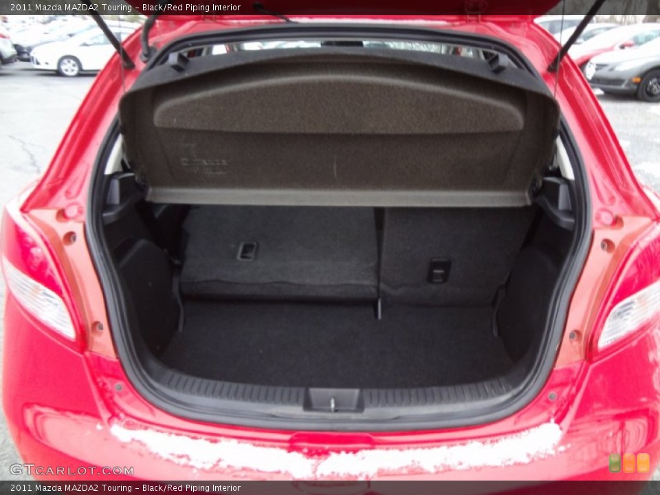 Black/Red Piping Interior Trunk for the 2011 Mazda MAZDA2 Touring #75284397