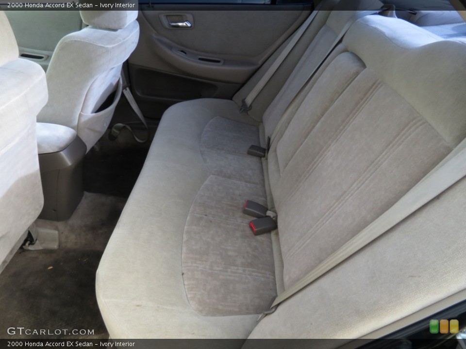 Ivory Interior Rear Seat for the 2000 Honda Accord EX Sedan #75286242